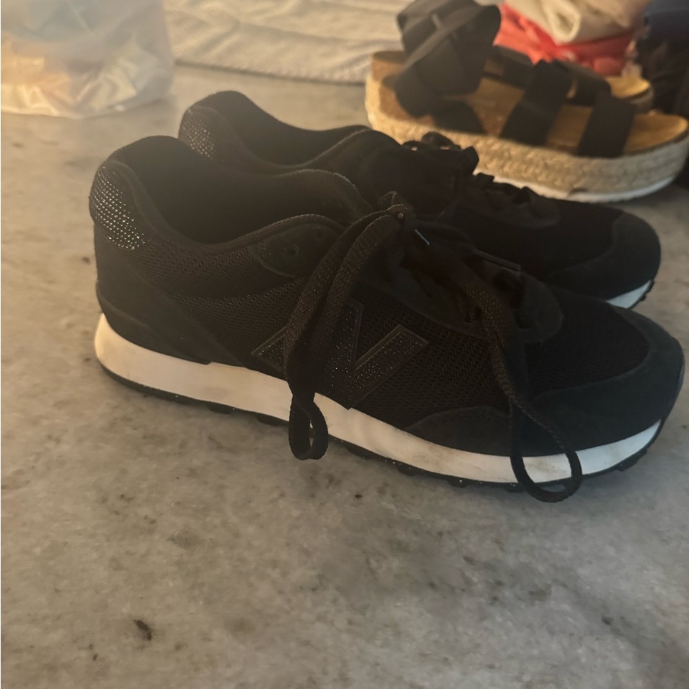 New Balance Black Sneakers Athletic Style